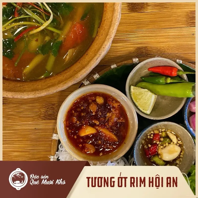TƯƠNG ỚT RIM HỘI AN ĐẶC SẢN QUÊ MƯỜI KHÓ 500G & 300G 7