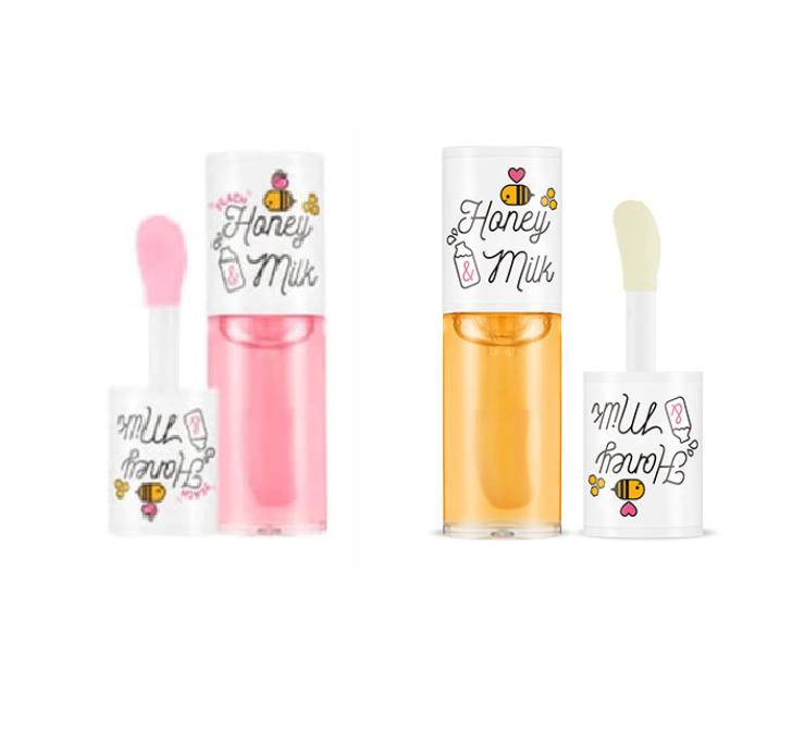 Son dưỡng Apieu Son Dầu Dưỡng Hồng Môi A'pieu Honey & Milk Lip Oil 5g