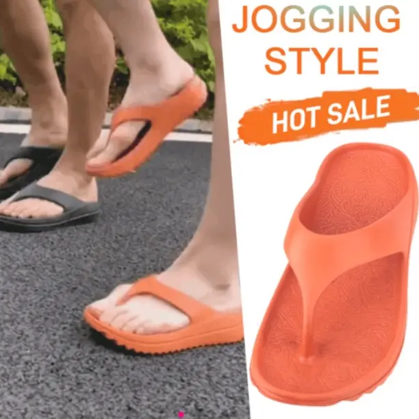 Dép chạy marathon, dép xỏ ngón chuyên chạy bộ EVA nguyên khối đàn hồi, chống trơn trượt mọi bề mặt size 35-44 Sport