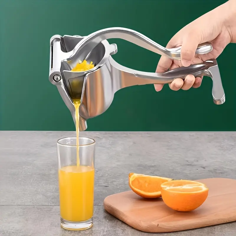 Máy ép trái cây bằng tay, để vắt chanh, đa chức năng, có kẹp vắt nước trái cây