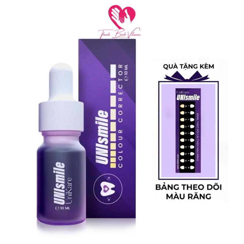 Serum Hỗ Trợ Trắng Răng Unismile, Hỗ Trợ Cải Thiện Vết Ố Vàng 10ml