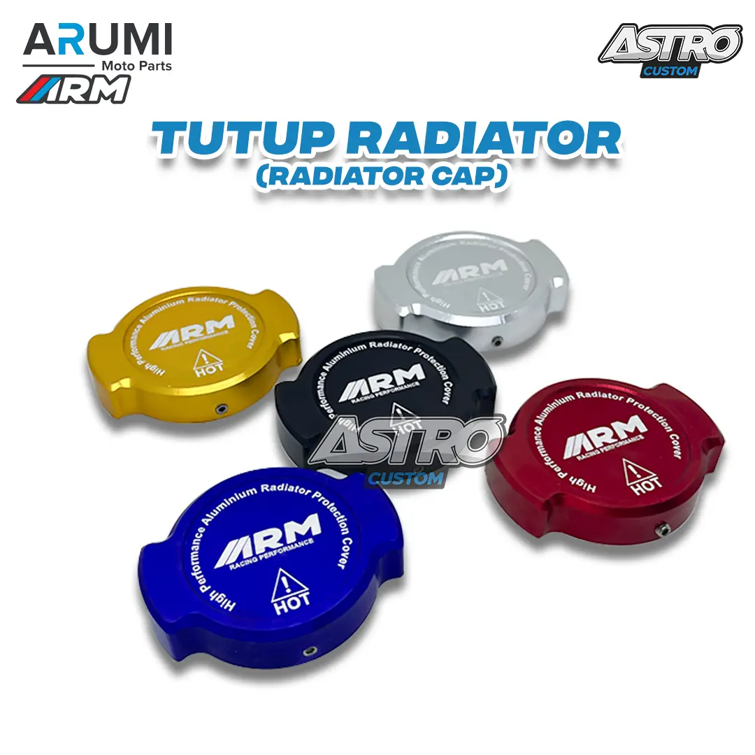 Arumi Tutup Radiator FULL CNC NMAX AEROX PCX VARIO LEXI Radiator CAP ...