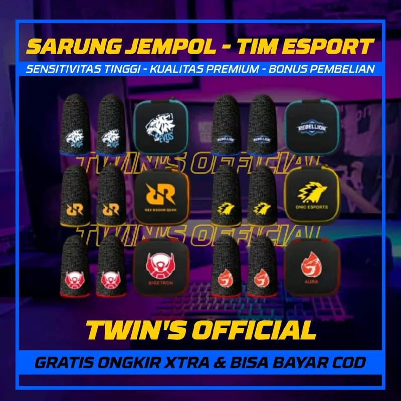 COD TERMURAH- SARUNG JARI JEMPOL GAMING FREE BOX POUCH Accessories 0