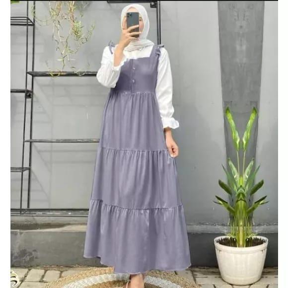 Gamis Jolly / Gamis Remaja Korean Style / Pakaian Muslim Wanita / Dress Jolly Terlaris 2023 5