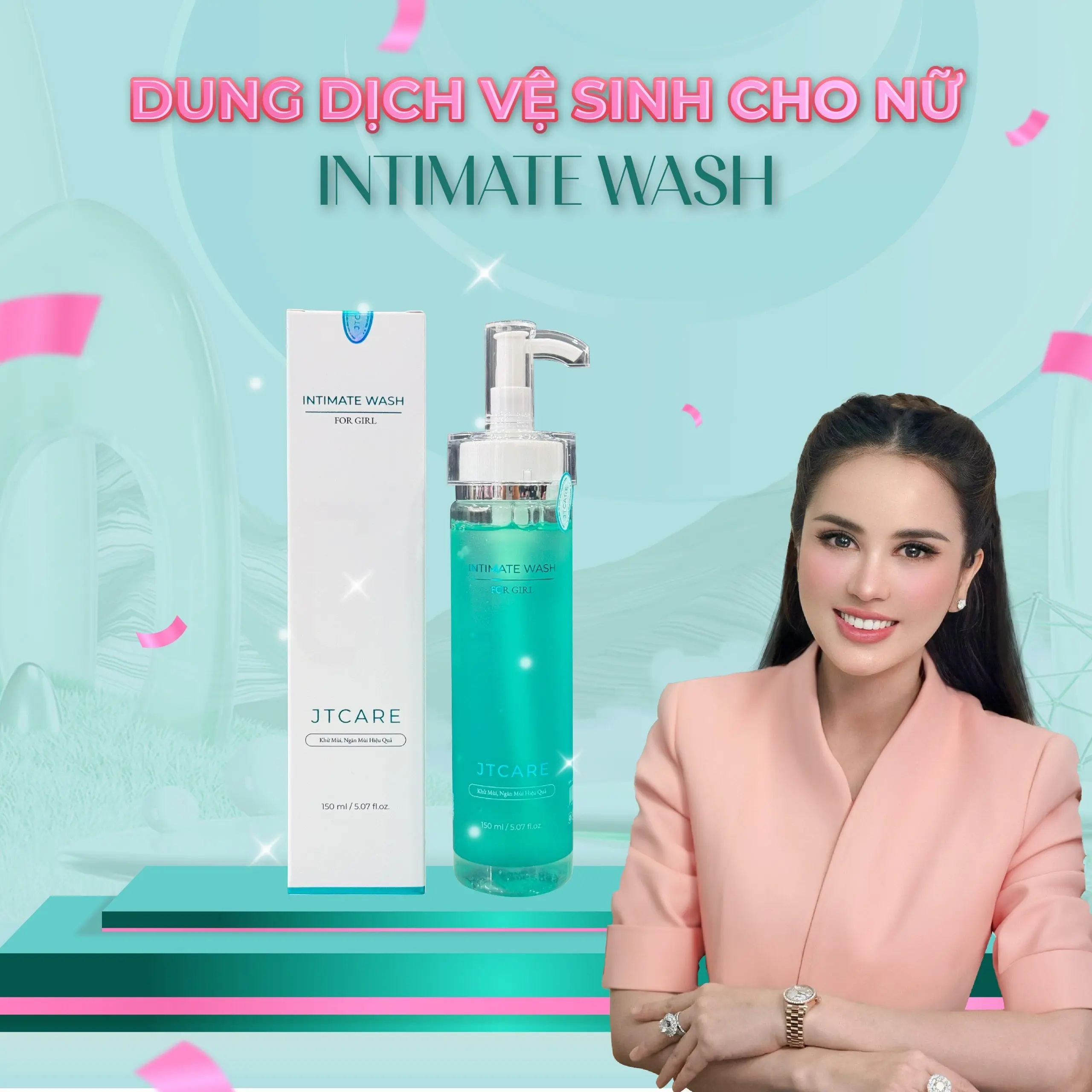 JT07 - Dung Dịch Vệ Sinh Cho Nữ Nhã Lê Intimate Wash - Sản Phẩm Cho Phụ Nữ - Women