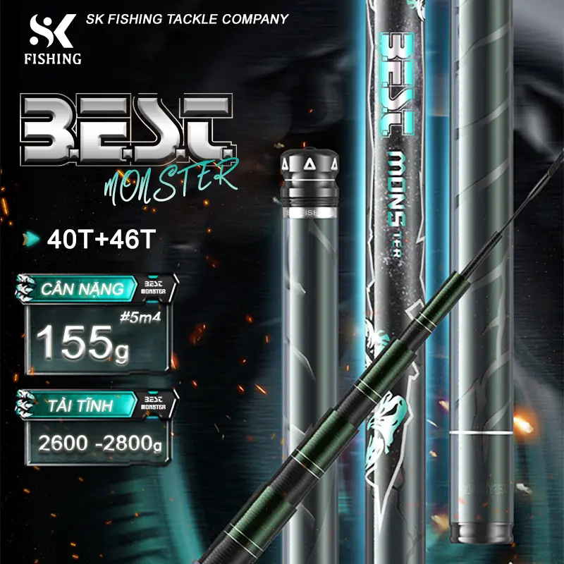 Cần Câu Đài SK FISHING BEST Monster 4H Bản Tổng Hợp