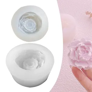 DIY Melati Cetakan Puding 3d Silikon Bunga Cetakan Penyebar Aroma Bunga Cetakan Jelly Cetakan Puding Bunga Daun Flower Silicone Mold Cetakan Kue