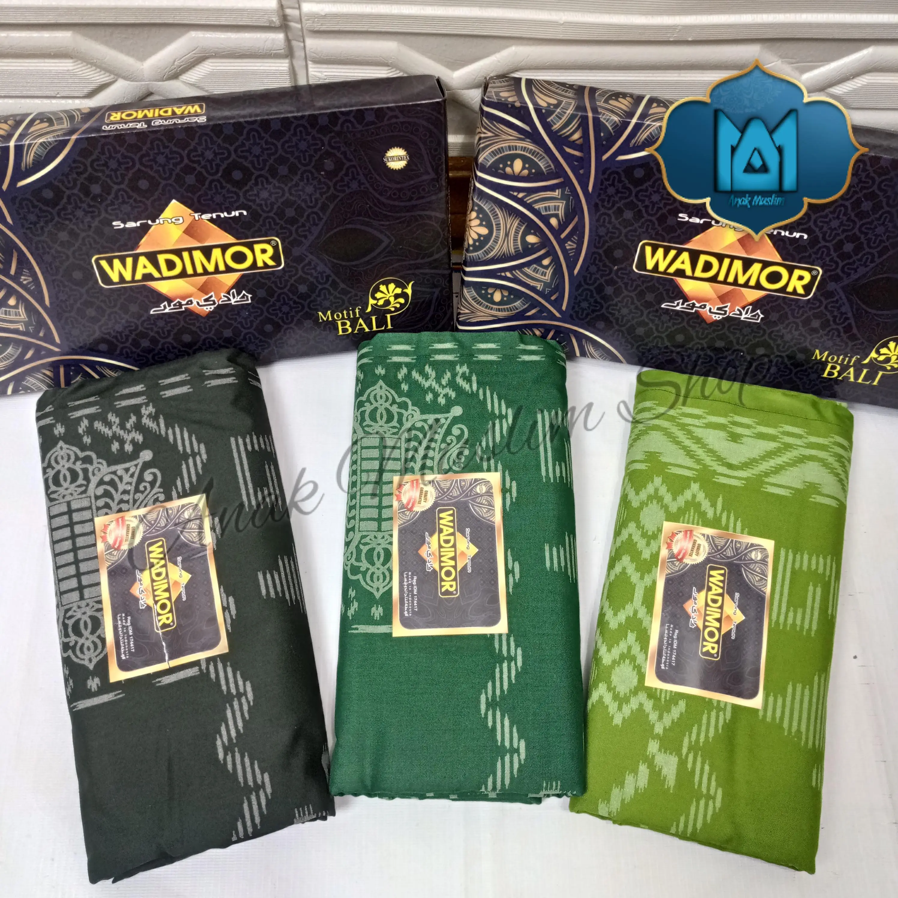 SARUNG WADIMOR CORAK BALI | Ukuran Sarung Dewasa Berbahan Katun Dengan Pilihan Warna Seri Gradasi Motif Bali Terbaru Muslim