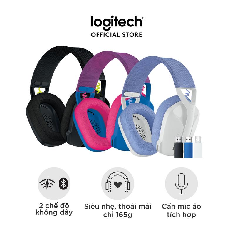 Tai nghe game không dây Bluetooth Logitech G435 – Mic ảo tích hợp, nhẹ, PC/ Mobile/ PS5 Nhét Tai Nghe Nhạc