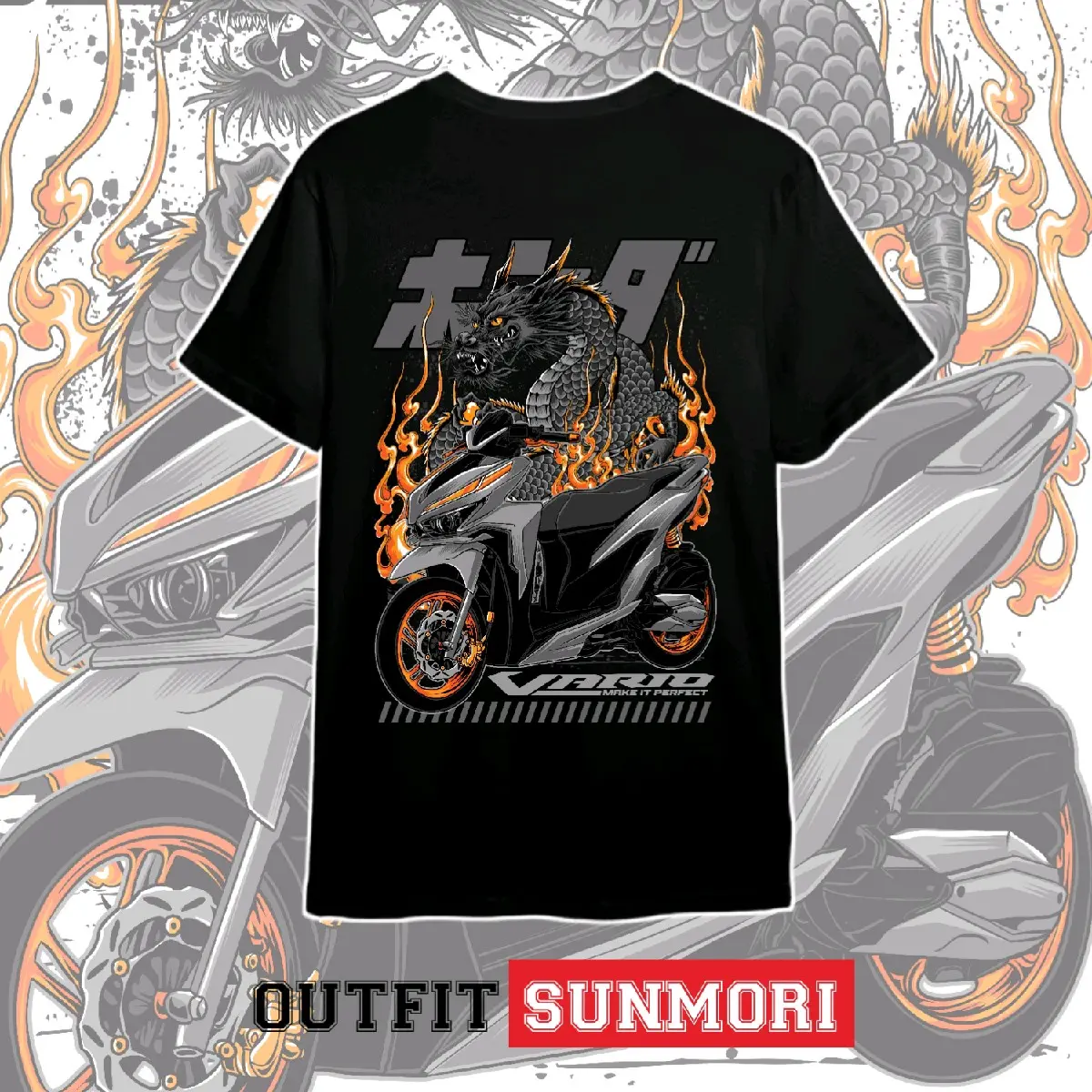 KAOS VARIO SUNMORI DRAGON