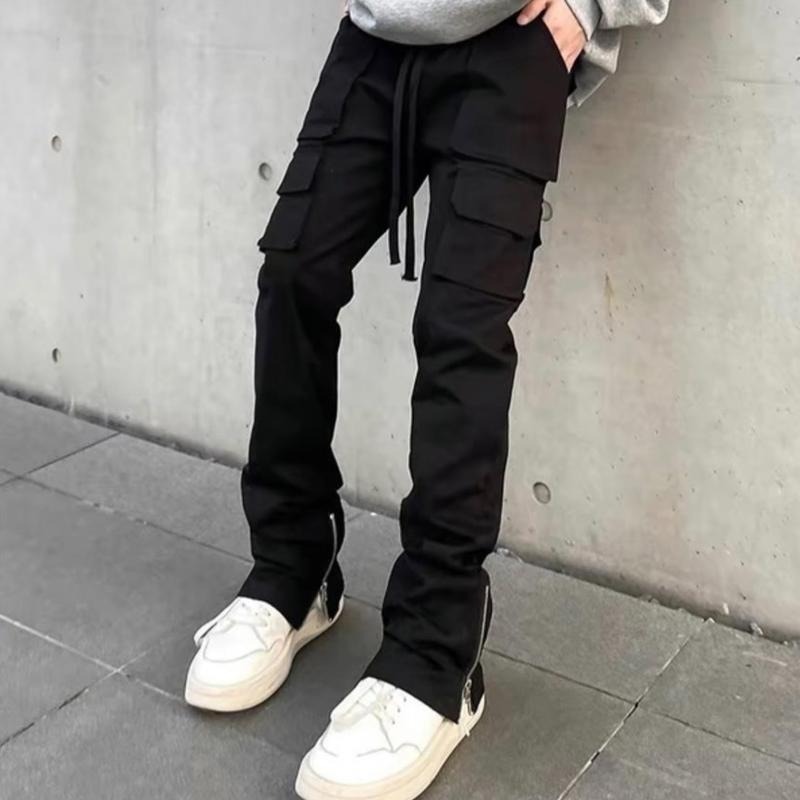 Quần KAKI Cargo Pant CHAPPER  NAM NỮ túi hộp ống suông khóa Zip - QC HOTRREND 2024