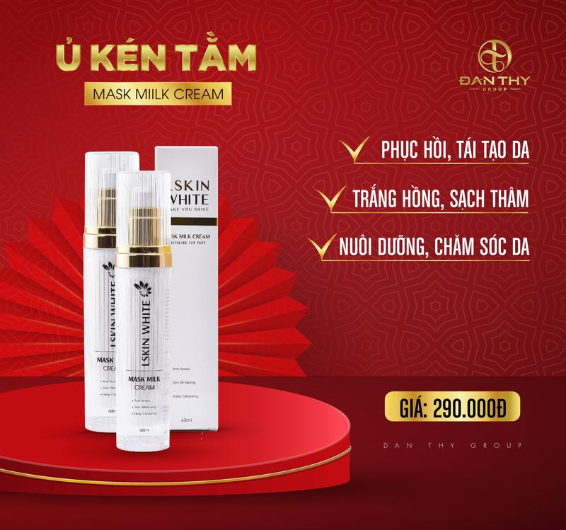 Ủ Trắng Mặt Kén  Tằm Tất cả các loại da Skincare cho cả Nam và Nữ