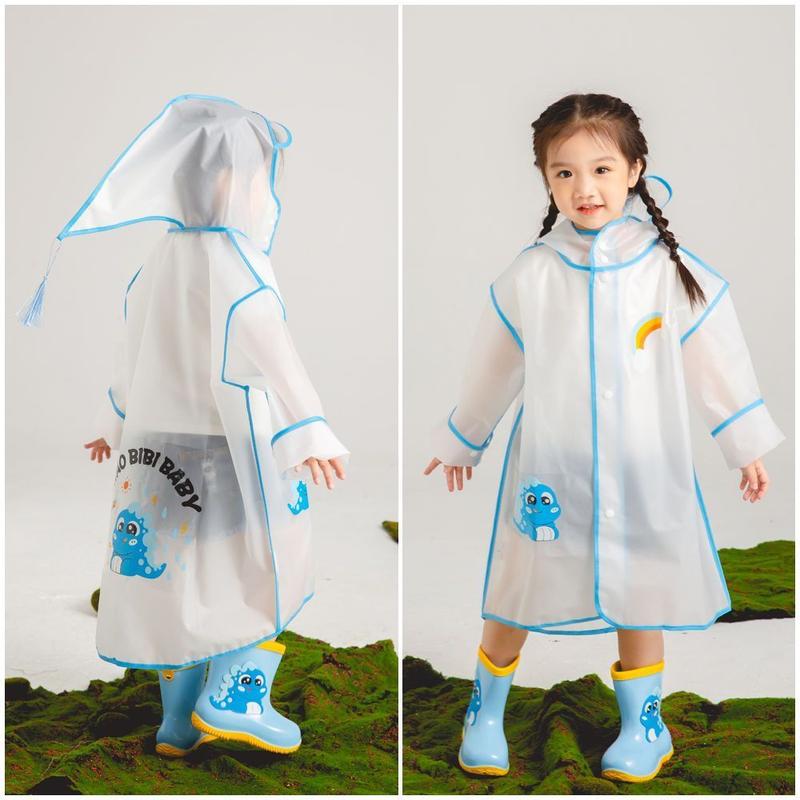 Bộ Áo Mưa Hoạt Hình Khủng Long Cho Trẻ Em, Thích Hợp Cho Trẻ Sơ Sinh Từ 1-7 Tuổi, Bé Trai Và Bé Gái, Trẻ Mới Biết Đi Và Học Sinh, Không Thấm Nước, Áo Mưa Trong Suốt, Năm 2025 6