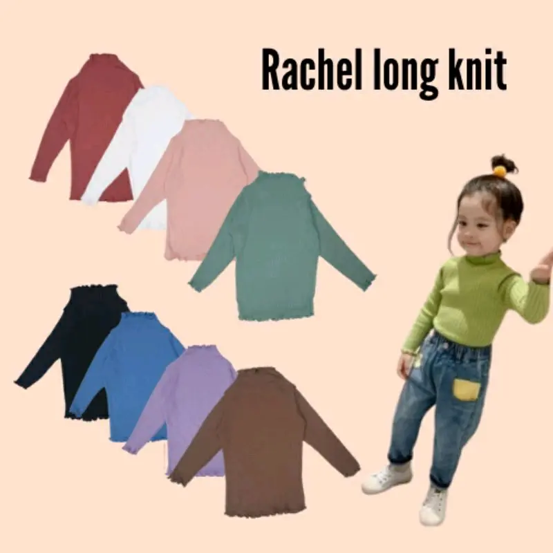 1-3 kaos anak rajut turtle rachel tee baju anak perempuan 0