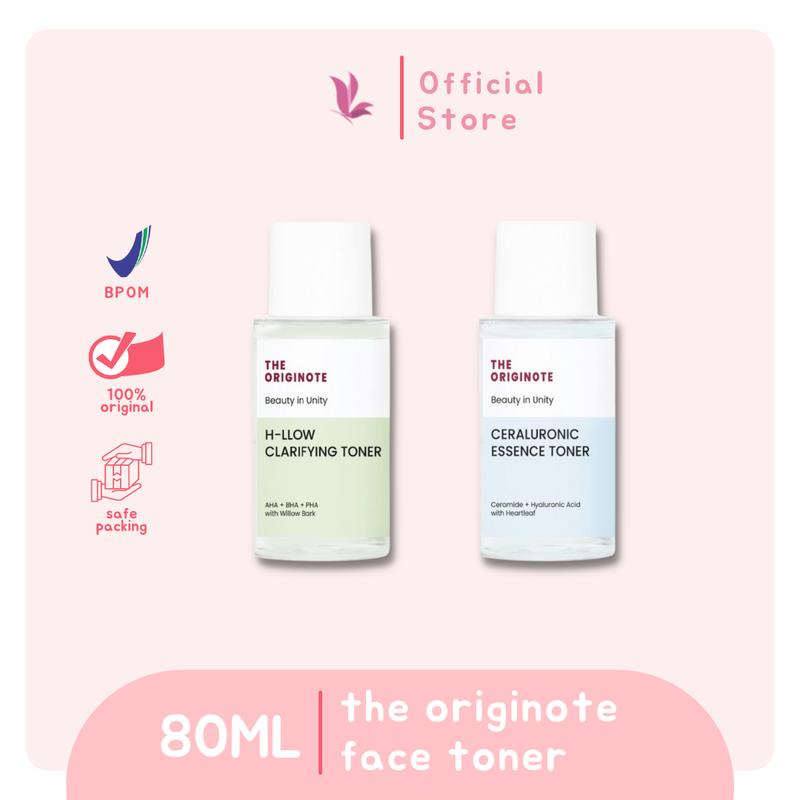 The Originote Ceraluronic Essence Toner & H-LLOW Clarifying Toner 80ml 0