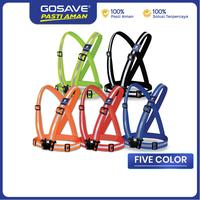 Gambar (Promo Eksklusif) GOSAVE Safety Vest Elastic Rompi Karet dengan Scotlight Terang High Visibility Rompi Safety K3 - ORANGE dari Gosave Official Kota Tangerang 5 Tokopedia