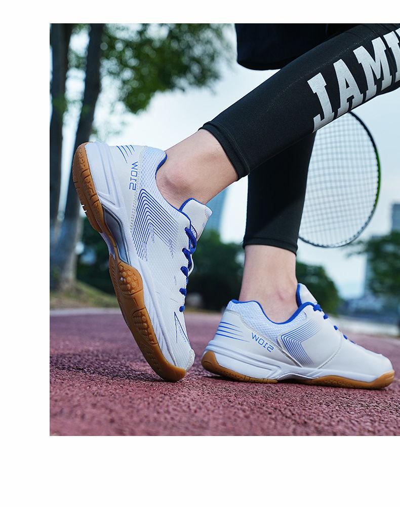 Product Introduction of New Men's and Women's Table Tennis Ball Shoes Tendon Bottom Breathable Casual Badminton Sneaker Non-Slip Wear-Resistant Couples Running Shoes sepatu  basket Professional Anti-Slip Badminton Shoes 12