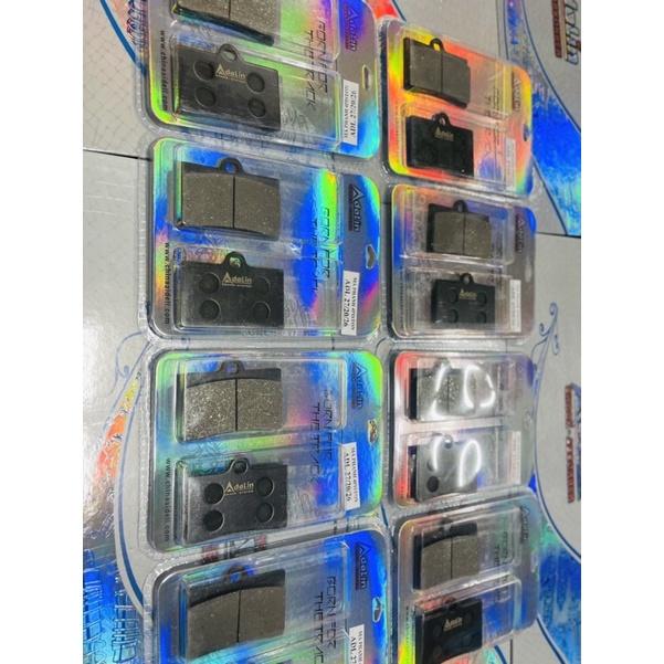 Bố Thắng Adelin 4Pis ( Màu Đen ) Dành Cho Heo Brembo 4Pis/Frando 4Pis (Bao Đúng Hàng Chính Hãng Adelin)