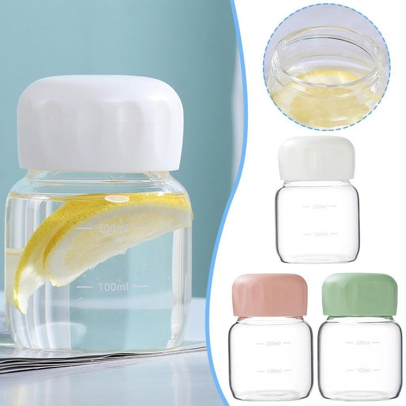 Product Introduction of Bình Nước Thủy Tinh, Dung Tích 300ml, Có Tay Áo Cốc Và Nắp, Cầm Tay Cho Gia Đình, Thích Hợp Cho Bữa Sáng, Cà Phê, Nước Ép, Sữa, R0S8 24