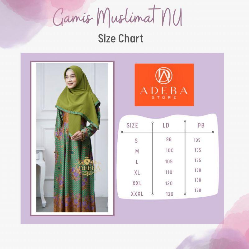 GAMIS MUSLIMAT NU PAYUNG By Khaliqa Store