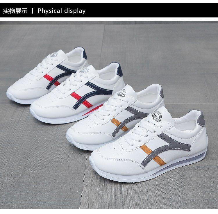 Product Introduction of Argan White Shoes for Women 2024 New Autumn Korean Style Versatile Students' Street Shot Sports Casual Flat Skateboard Shoes Women's Shoes 15