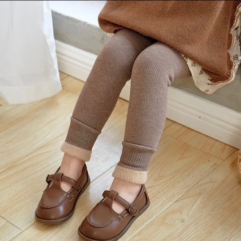 Legging len lót lông siêu ấm cho bé 2-14 tuổi - Quần cho bé Cotton