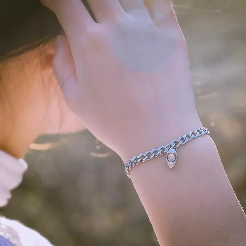 RE 086 [1 SET] GELANG COUPLE WANITA PRIA BULAT LOVE RETRO KOREA FASHION 2