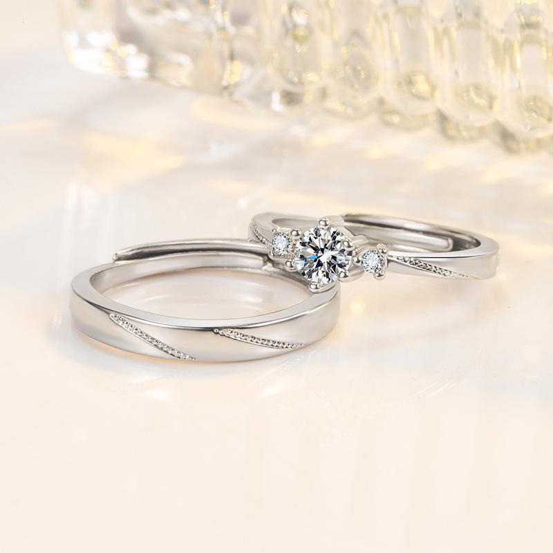 Love at first sight couple's ring classic four prong couple' - TikTok ...