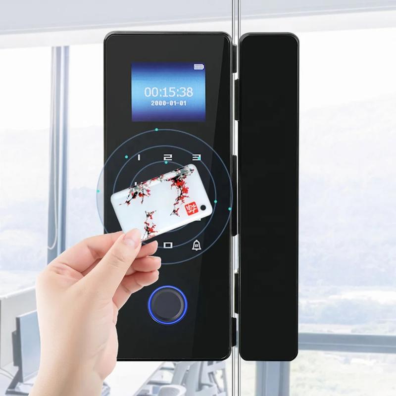 Product Introduction of Khóa vân tay cửa kính G8 tíc hợp màn hình led cài đặt 3