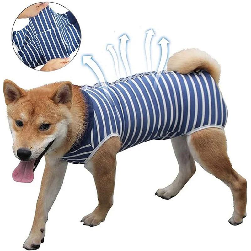 Product Introduction of Bộ đồ phục hồi cho chó, Quần áo phẫu thuật vết thương bụng, Áo vest Onesies cho thú cưng chống liếm, Thích hợp cho chó sau phẫu thuật, Bộ đồ khử trùng 16