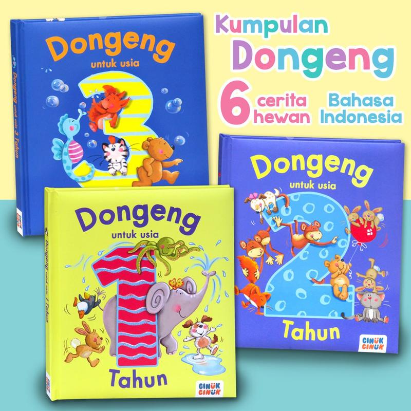 GINUK GINUK - Dongeng Anak Usia 1, 2, 3 Tahun (tiap buku isi 6 cerita - Bahasa Indonesia) Children Story Book 0