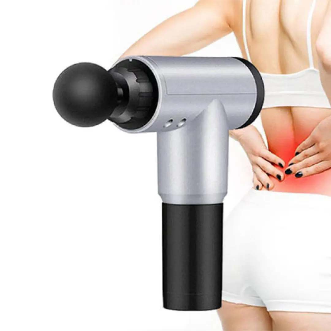 Vibration Therapy Massage Device for Neck and Back Pain Muscle Joints Silver or Black