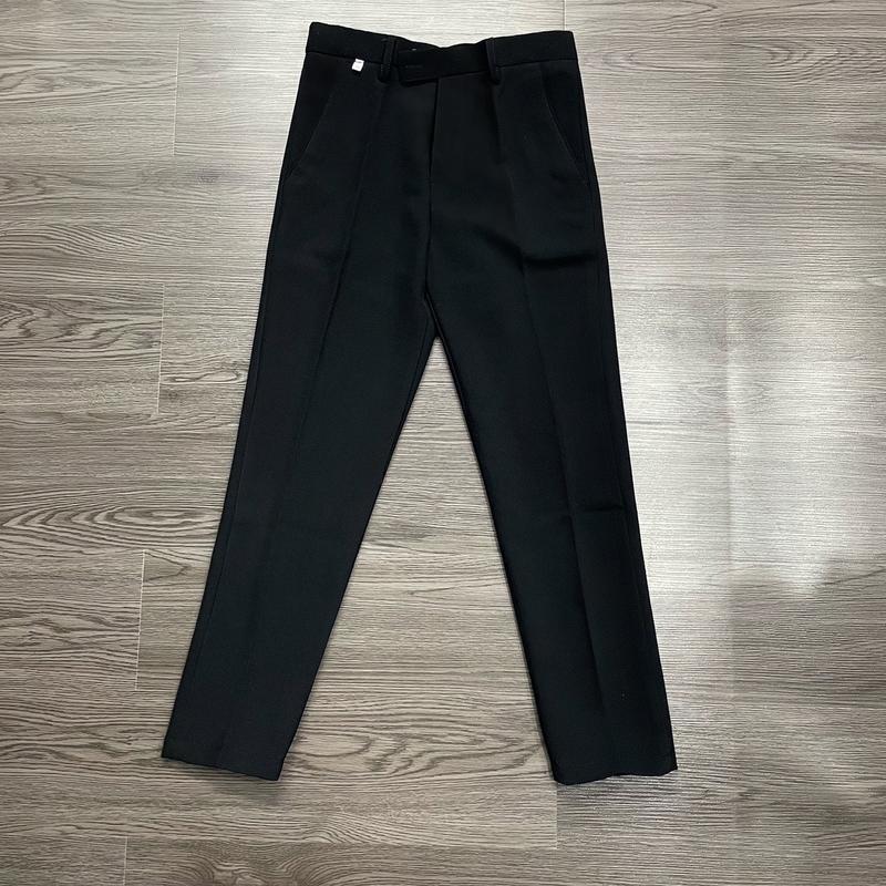 Quần Âu Học Sinh Cấp 1 Đen Trơn Fom Ống Đứng Nam Menswear