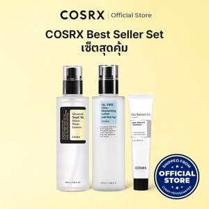 COSRX Official เซ็ตขายดี รวมสินค้าอันดับ 1 Best Seller Set สกินแคร์ มอยส์เจอร์ไรเซอร์