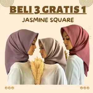 JASMINE SQUARE 115 x 115cm (BELI 3 GRATIS BEBAS PILIH WARNA)