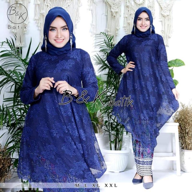 KEBAYA BRUKAT TUNIK MIRING KEBAYA TUNIK BROKAT KEBAYA TUNIK MODERN KEBAYA TUNIK 8