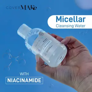 Covermake Micellar Water - Niacinamide Cleanser Cleansing Remover Wajah (FREE FACE SERUM)