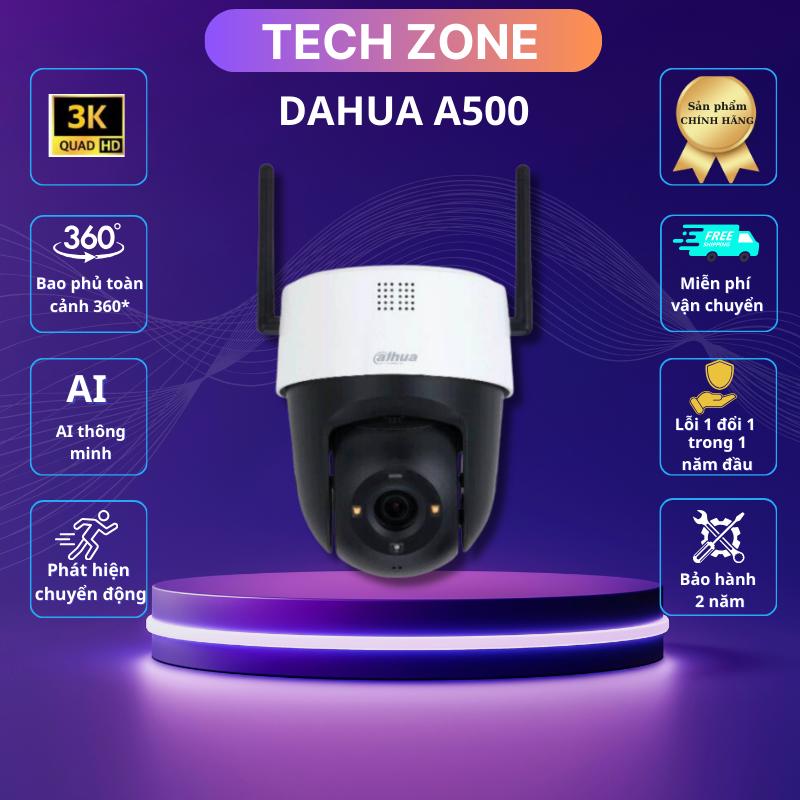 Camera chuyên dụng ngoài trời Dahua A500, chống nước, có màu ban đêm, độ phân giải 5MP tại TECHZONE VN