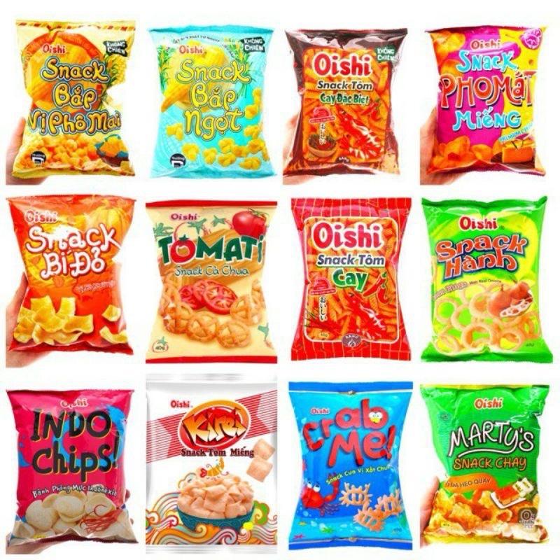 Combo 50 gói snack Oishi 12gr