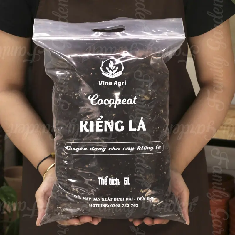 Túi 5L Giá thể trồng kiểng lá đã qua xử lý  - Giá thể trồng cây chất lượng cao - TL0011 | Độc quyền Family Garden 4