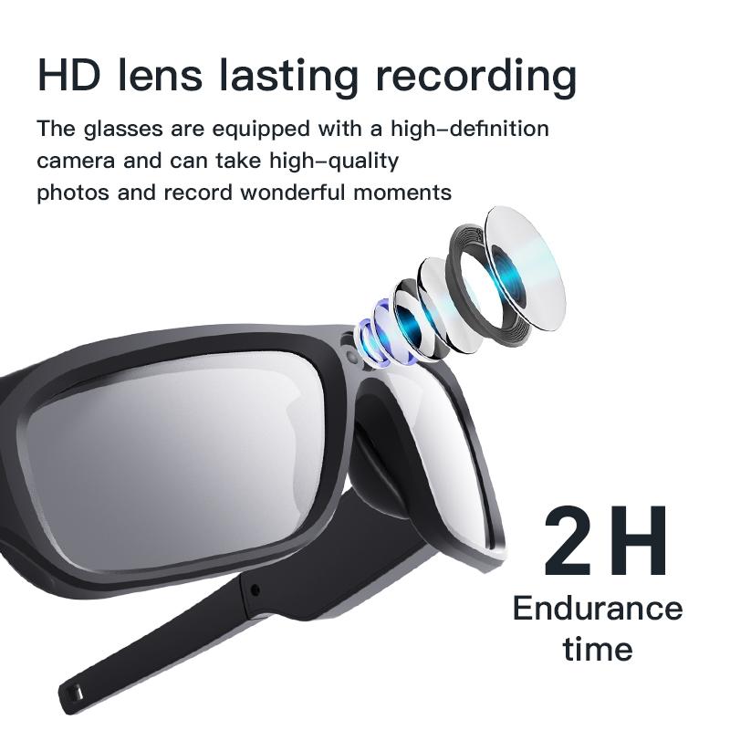 4K HD Glasses Camera Video Driving Record Cycling Video Smart Glasses With Eyewear Camcorder For Outdoor Mini Camera - Image 3