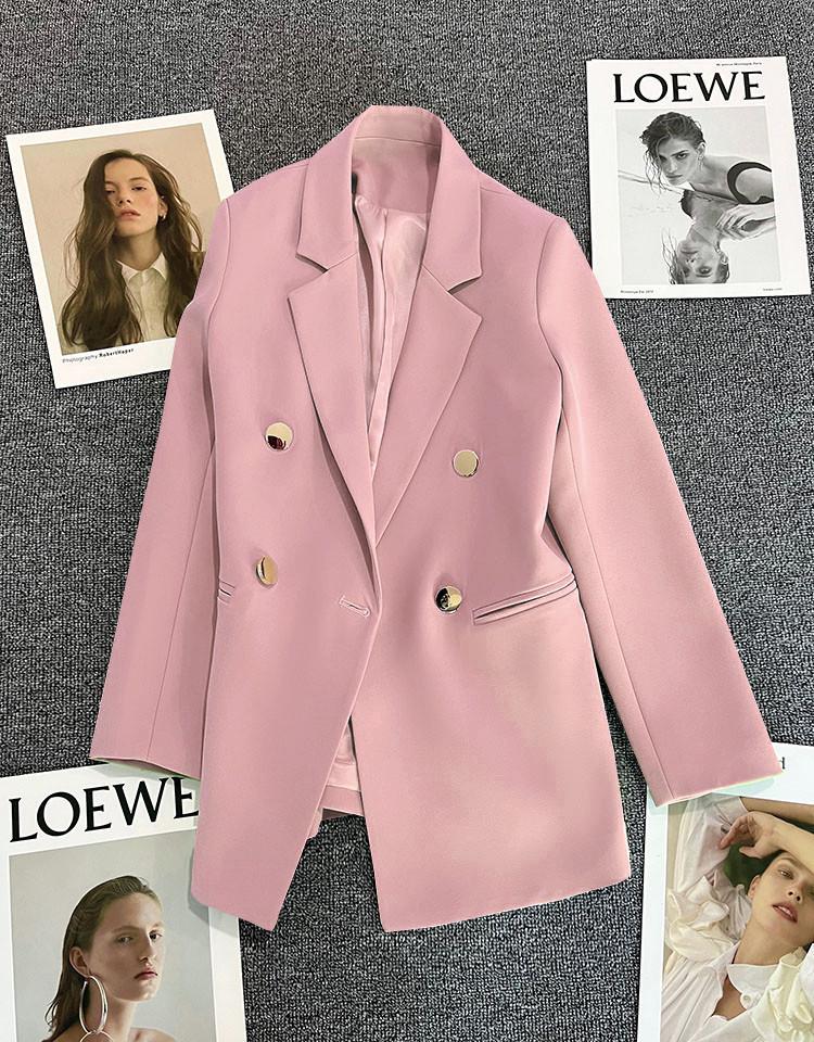 Product Introduction of Áo khoác blazer áo khoác vest nữ 2 lớp có đệm cầu vai rất đẹp khuy nút cao cấp Voi Women Top 24