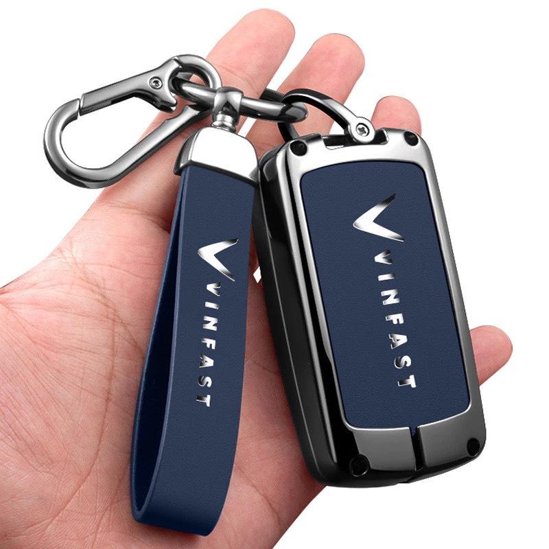 Bọc chìa khóa Xe Vinfast E34 Ốp Chìa Khóa VF8 VF9 Mẫu Cũ Đời 2022-2023- Bao Chìa Khóa Cao Cấp Móc Khoá Móc Khóa