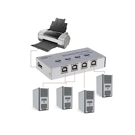 Auto Switch Printer USB 4 Port 2