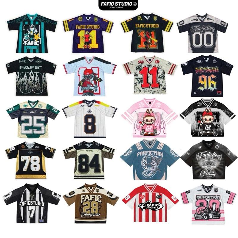 Áo thun Jersey FAFIC mascot vải lưới xịn mặc thoáng mát Nam Nữ Unisex