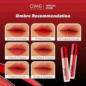 OMG Ombre Lip Cream Matte | Paket Ombre 2pcs