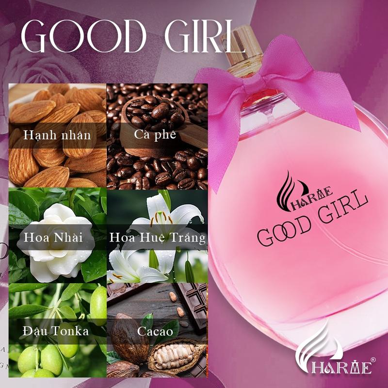 Charme Perfume Good Girl 100ml - Nước hoa nữ gợi cảm, quyến rũ, tươi mát 2