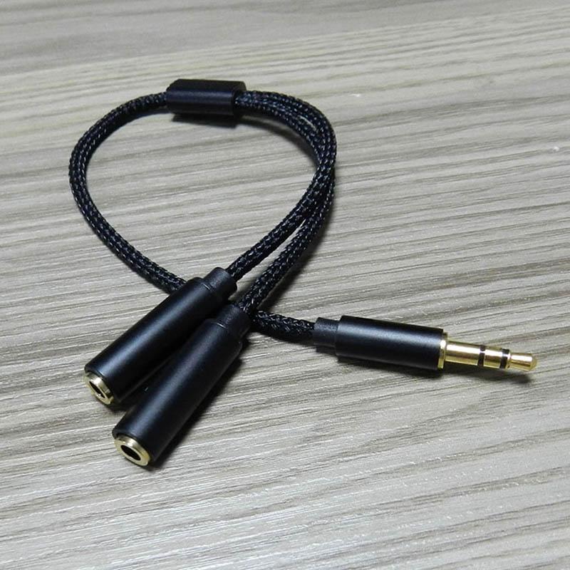 Product Introduction of 3.5mm Audio Splitter Y Jack 1 Male to 2 Female M/F 3.5mm Stereo Earphone Connector Adapter Earphone Accessories 18