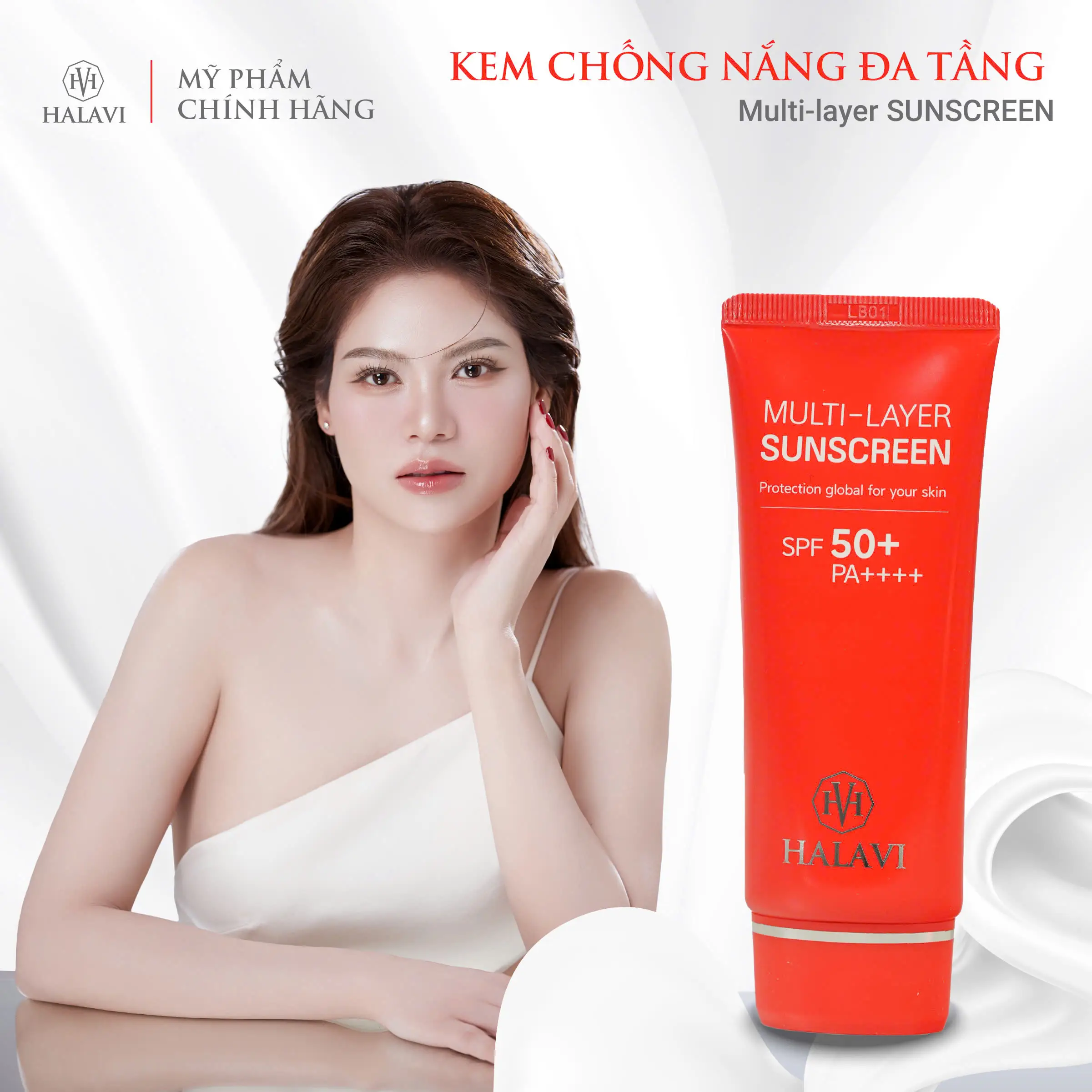 KEM CHỐNG NẮNG HALAVI MULTI-LAYER SUNSCREEN