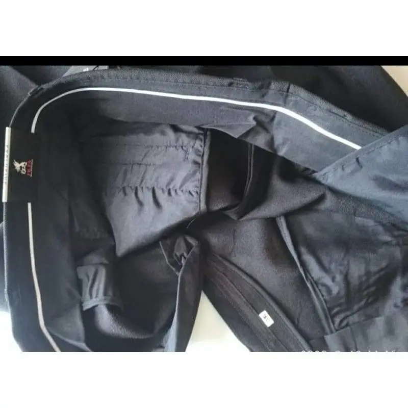 Celana Kantor Pria Slim Fit 27-32 Formal Bahan woll Nyaman Di Pakai abu Muda Navy Panjang Kerja Hitam Abu Santai Low Waist Semi Kain Dewasa 8